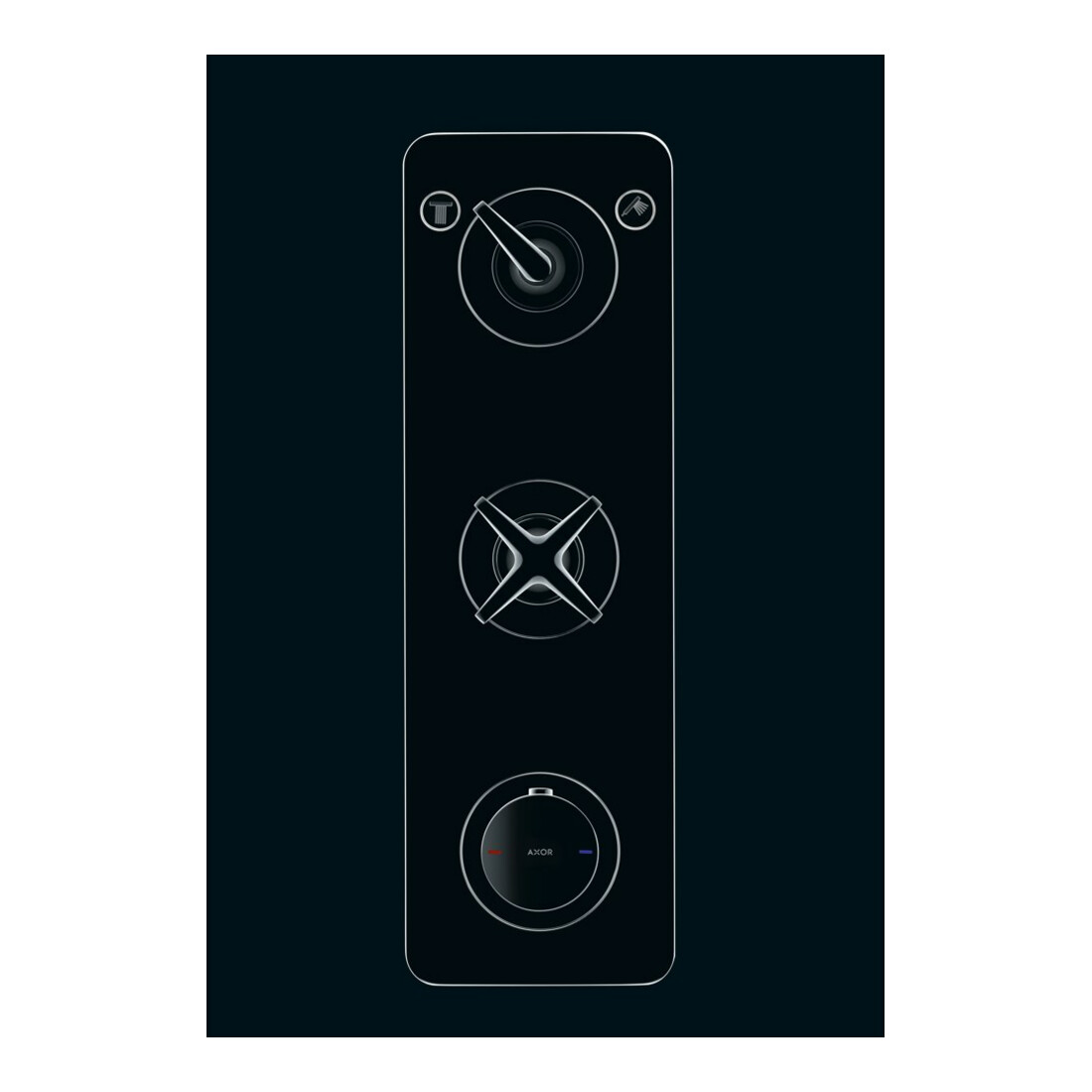 hansgrohe Grundkörper Axor Citterio E 2 Verbr., für UP-Thermostat 380x120mm