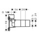 hansgrohe Grundkörper Axor Massaud DN 20 Wanneneinlauf