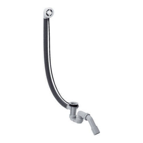 hansgrohe Grundkörper für Flexaplus Fertigset mit Ab- und Überlaufgarnitur für Sonderwannen