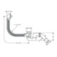 hansgrohe Grundkörper für Flexaplus Fertigset mit Ab- und Überlaufgarnitur für Sonderwannen-5