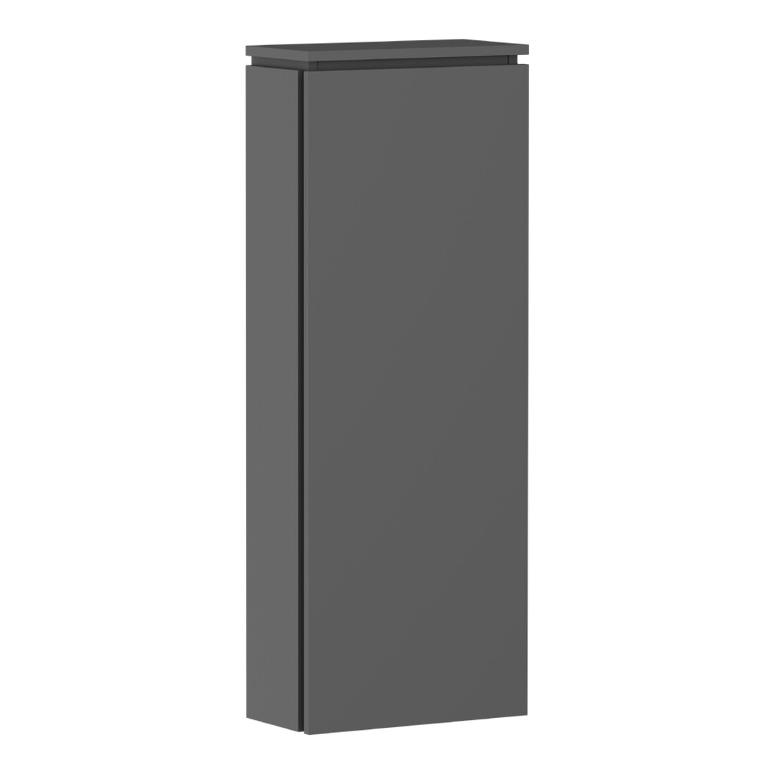 hansgrohe Halbhochschrank Xilesa E 400x200mm, Türan. li, schiefergrau matt