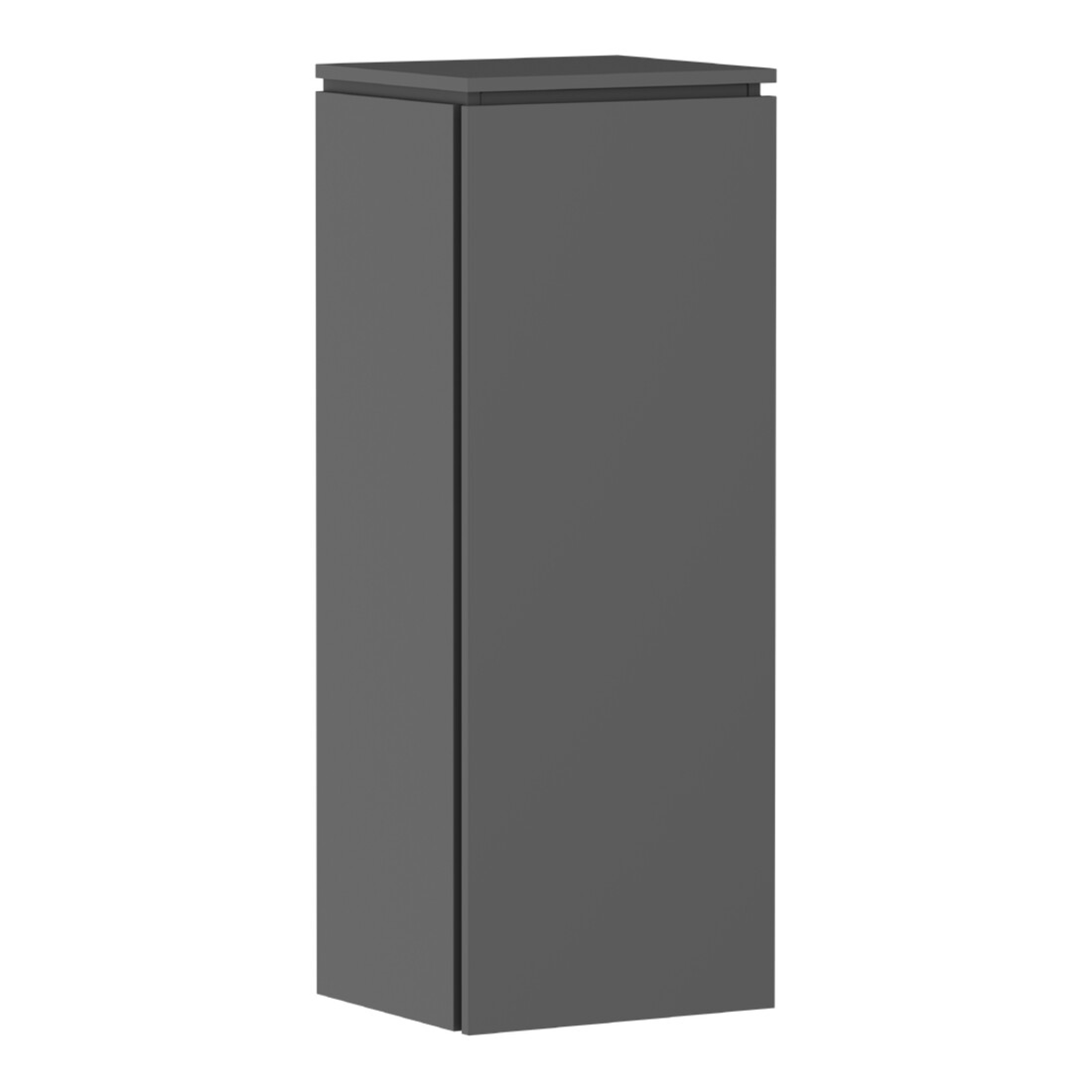 hansgrohe Halbhochschrank Xilesa E 400x350mm, Türan. re, schiefergrau matt