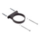 hansgrohe Halteelement Axor schwarz mit Befestigungsteile-1