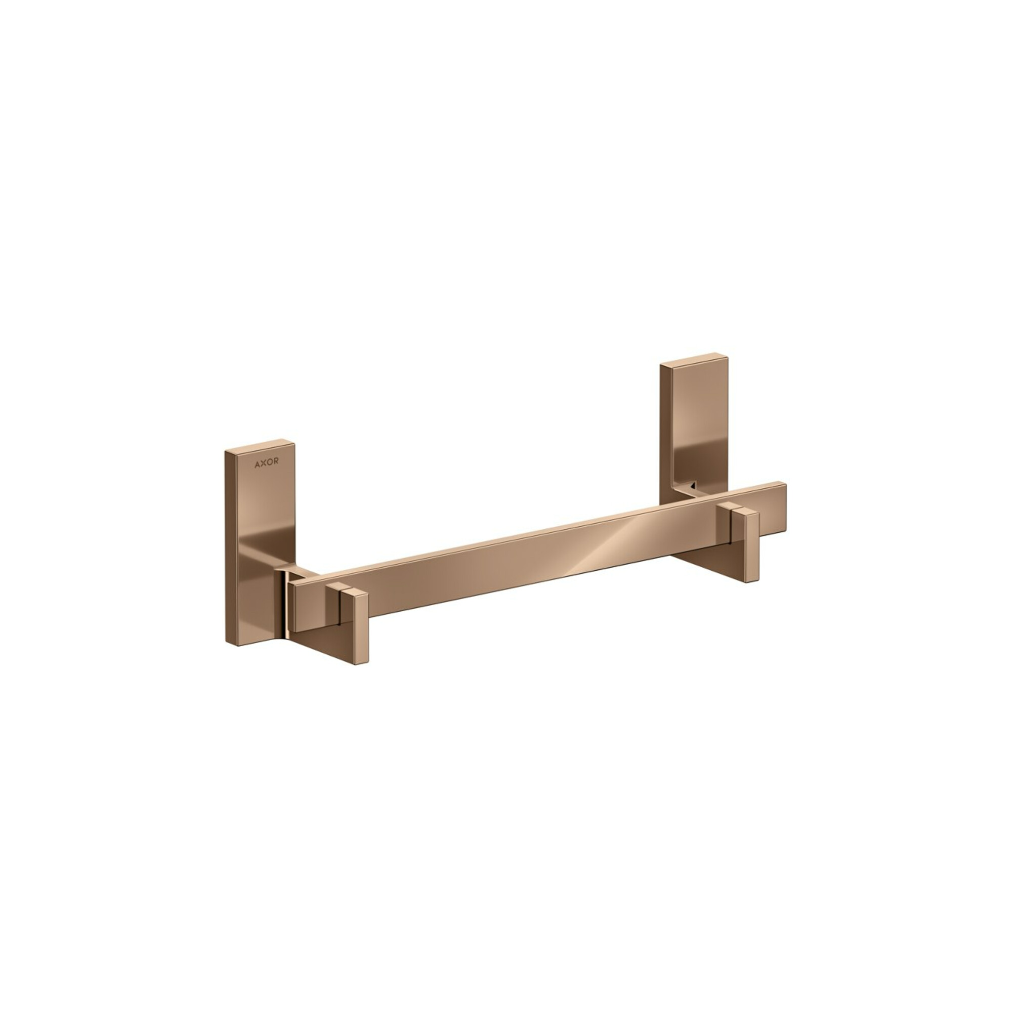 hansgrohe Haltegriff Axor Uni. Rectangular 340mm, Wandmontage, polished red gold