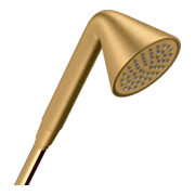 hansgrohe Handbrause Axor 85mm, 1jet, brushed brass