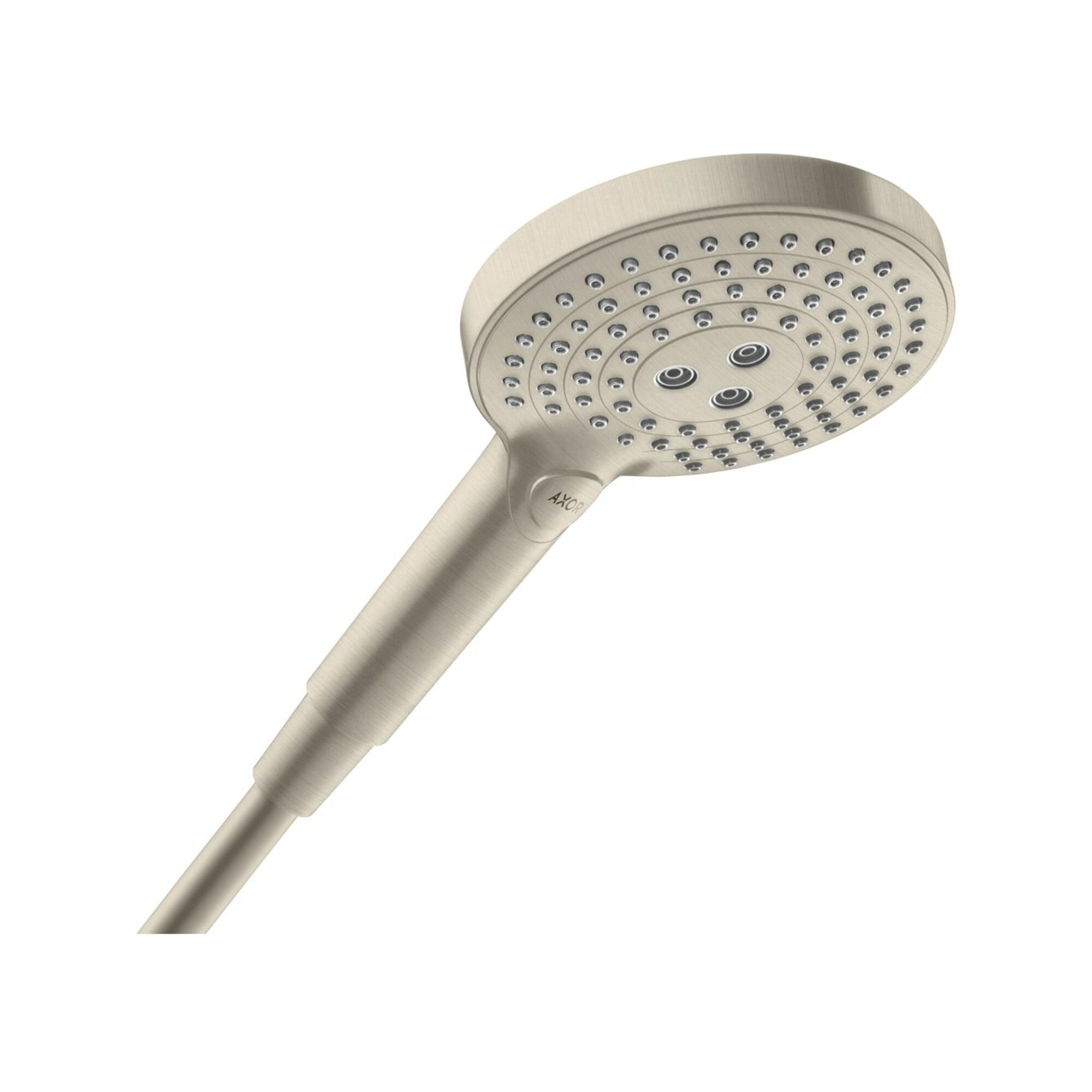 hansgrohe Handbrause Axor innenl. WF, 120mm, 3jet, brush. ni.