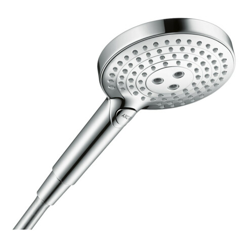 hansgrohe Handbrause Axor innenl. WF, 120mm, 3jet, Edelstahl-Optik