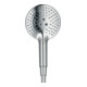 hansgrohe Handbrause Axor innenlie. Wasserf., 120mm, 3jet, chrom