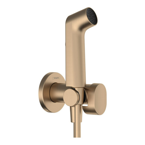 hansgrohe Handbrause Bidette S f.Kaltwasser m. Schlauch 1250mm und Porter BBR