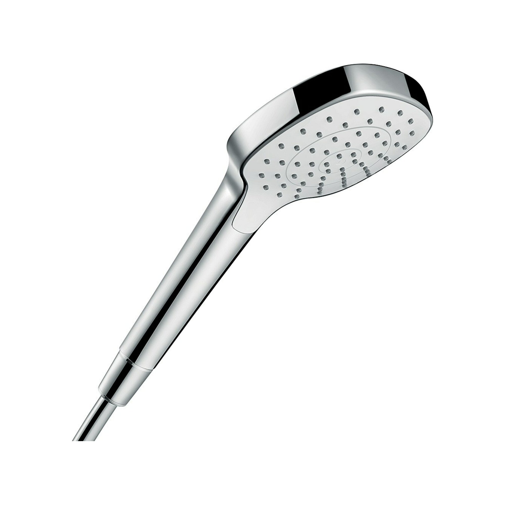 hansgrohe Handbrause Croma Sel. E EcoSm. + 7 l/min, 1jet, weiß/chrom
