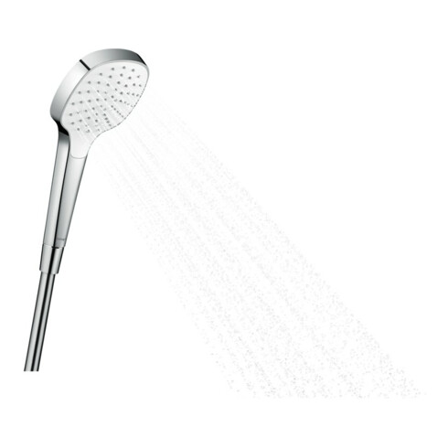 hansgrohe Handbrause Croma E 1jet, weiß chrom