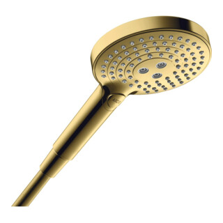 hansgrohe Handbrause EcoSmart Axor innenl. WF, 120mm, 3jet, pol. gol opt