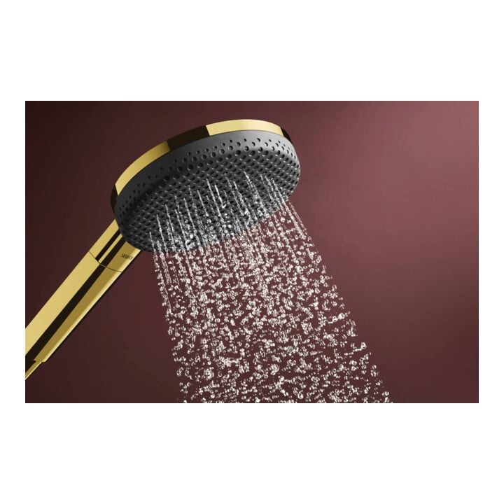 hansgrohe Handbrause Raindance Alive Sel. S 125mm Kopf, 3jet, polished gold optic