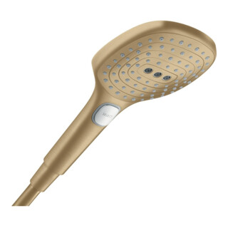 hansgrohe Handbrause Raindance Select E 120 Brausekopf 120mm, 3jet, brushed bronze
