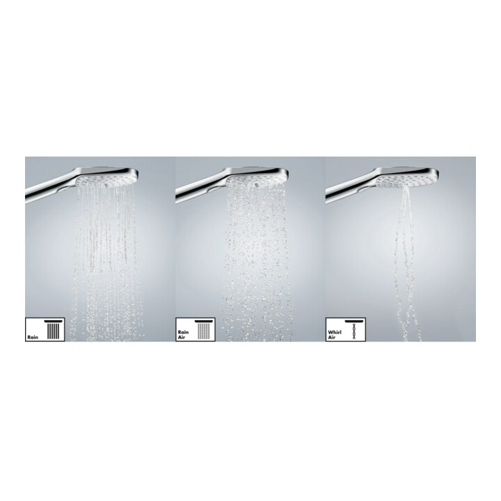 hansgrohe Handbrause Raindance Select E 120 Brausekopf 120mm, 3jet, chrom