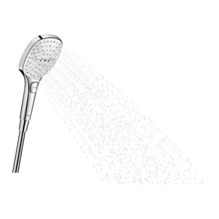 hansgrohe Handbrause Raindance Select E 120 Brausekopf 120mm, 3jet, weiß chrom