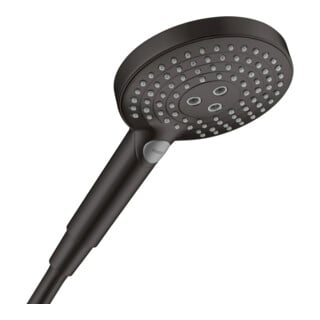 hansgrohe Handbrause Raindance Select S 120 Brausekopf d= 125mm, 3jet, mattschwarz
