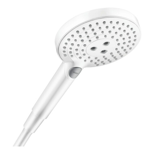hansgrohe Handbrause Raindance Select S 120 Brausekopf d= 125mm, 3jet, mattweiß