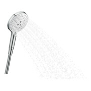 hansgrohe Handbrause Raindance Select S 120 Brausekopf d= 125mm, 3jet, weiß chrom-3