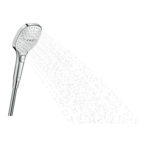 hansgrohe Handbrause Raindance Select E 120 Brausekopf 120mm, 3jet, weiß chrom