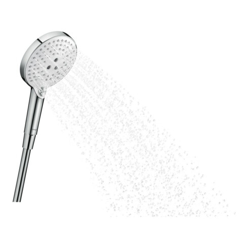 hansgrohe Handbrause Raindance Select S 120 Brausekopf d= 125mm, 3jet, weiß chrom