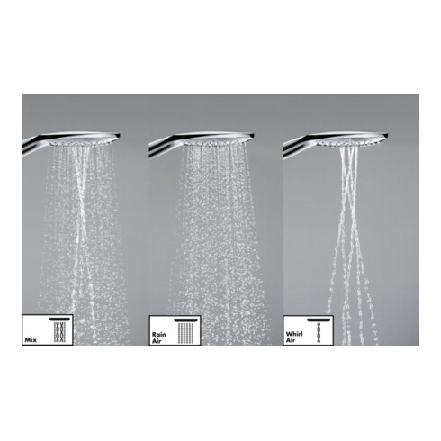 hansgrohe HB Raindance Sel. S 150 EcoSm. Kopf d= 150mm, 3jet, 8,8 l/min, chrom