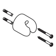 hansgrohe Handbrausenhalter Pharo B-Paneel