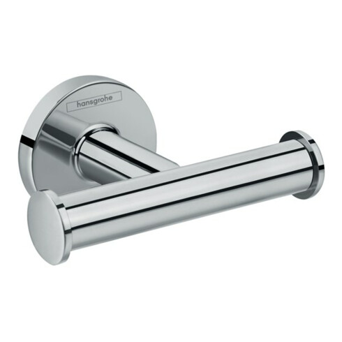 hansgrohe Handtuchhaken Logis Universal Wandmontage, doppelt, Metall, chrom