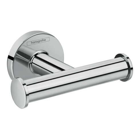 hansgrohe Handtuchhaken Logis Universal Wandmontage, doppelt, Metall, chrom