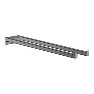 hansgrohe Handtuchhalter AddStoris L 445mm, 2-a., Wd, Met., brush. bla vc