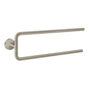 hansgrohe Handtuchhalter Axor Uni. Circular 490mm, 2-ar, schw, Wandmont., brush. ni.