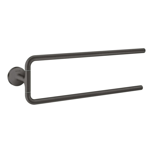 hansgrohe Handtuchhalter Axor Uni. Circular 490mm, 2-ar, schw, Wd, brush. bla vc