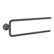 hansgrohe Handtuchhalter Axor Uni. Circular 490mm, 2-ar, schw, Wd, brush. bla vc
