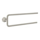 hansgrohe Handtuchhalter Axor Uni. Circular 490mm, 2-ar, schw, Wd, Edelstahl-Optik-1