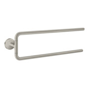 hansgrohe Handtuchhalter Axor Uni. Circular 490mm, 2-ar, schw, Wd, Edelstahl-Optik
