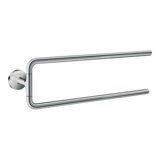 hansgrohe Handtuchhalter Axor Uni. Circular 490mm, 2-ar, schwenkb., Wandmont., chr