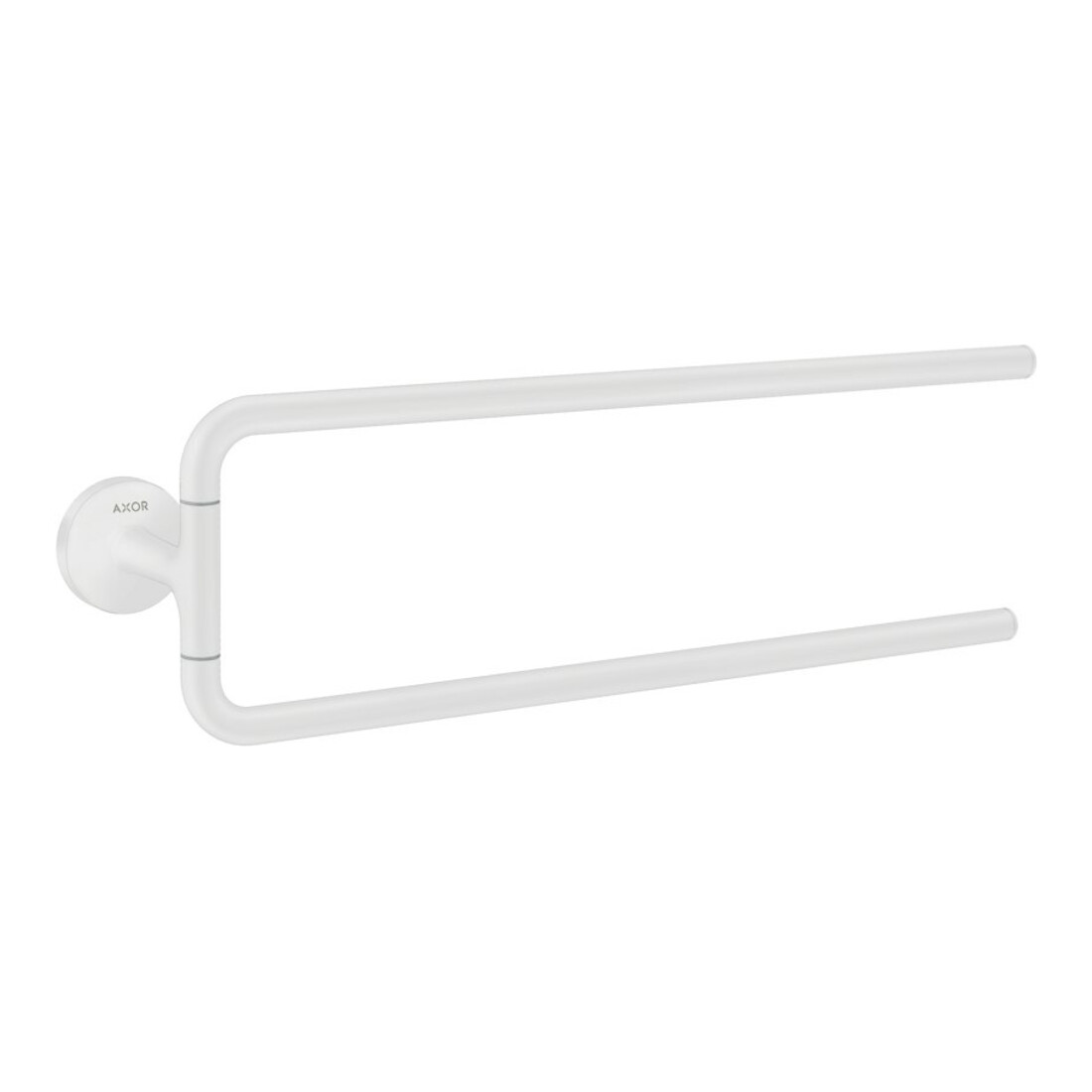 hansgrohe Handtuchhalter Axor Uni. Circular 490mm, 2-ar, schwenkb., Wandmont., m.-we