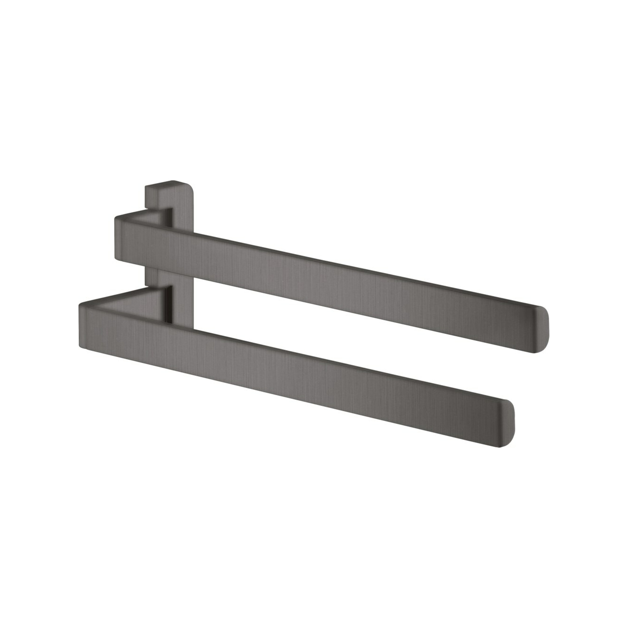 hansgrohe Handtuchhalter Axor universal 409mm, 2-arm, schwenkb., brush. bla vc