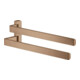 hansgrohe Handtuchhalter Axor universal 409mm, 2-arm, schwenkb., brush. red gold-1