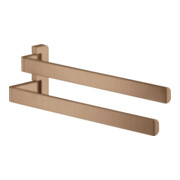 hansgrohe Handtuchhalter Axor universal 409mm, 2-arm, schwenkb., brush. red gold