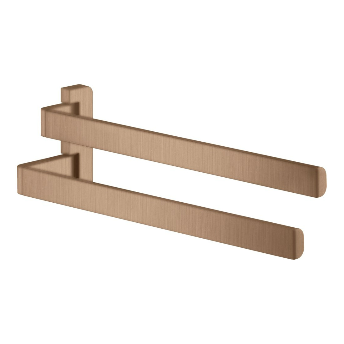 hansgrohe Handtuchhalter Axor universal 409mm, 2-arm, schwenkb., brush. red gold