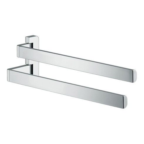 hansgrohe Handtuchhalter Axor universal 409mm, 2-arm, schwenkb., Edelstahl-Optik