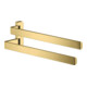 hansgrohe Handtuchhalter Axor universal 409mm, 2-arm, schwenkb., pol. gold optic-1