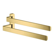 hansgrohe Handtuchhalter Axor universal 409mm, 2-arm, schwenkb., pol. gold optic