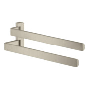 hansgrohe Handtuchhalter Axor universal 409mm, 2-arm, schwenkbar, brushed nickel