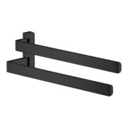 hansgrohe Handtuchhalter Axor universal 409mm, 2-armig, schwenkbar, mattschwarz