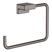 hansgrohe Handtuchring AddStoris schw, Wandmont., Met., brush. bla vc