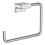 hansgrohe Handtuchring AddStoris schwenkbar, Wandmontage, Metall, chrom