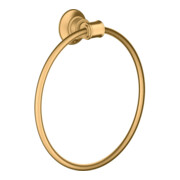 hansgrohe Handtuchring Axor Montreux schwenkb., Met., Wandmont., brush. brass