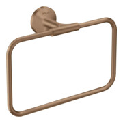 hansgrohe Handtuchring Axor Uni. Circular 250x216mm, schw, Wandmont., brush. r gol